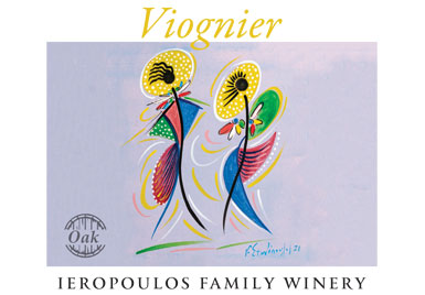 Ieropoulos Viognier label